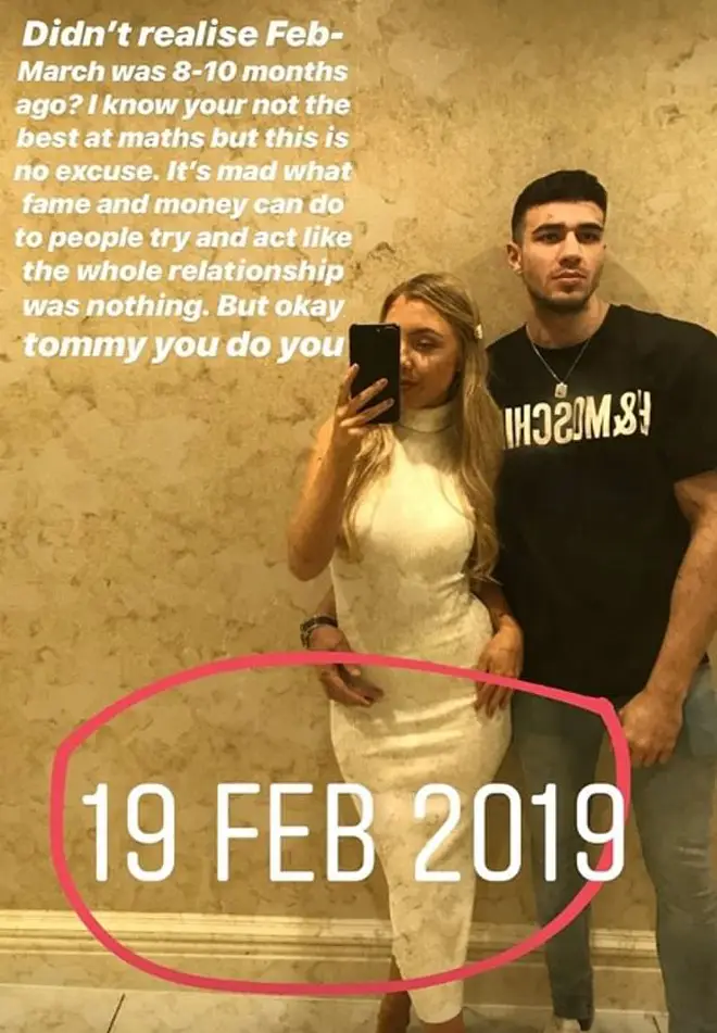 Millie Roberts a parlé de Tommy Fury en 2019 et 2020