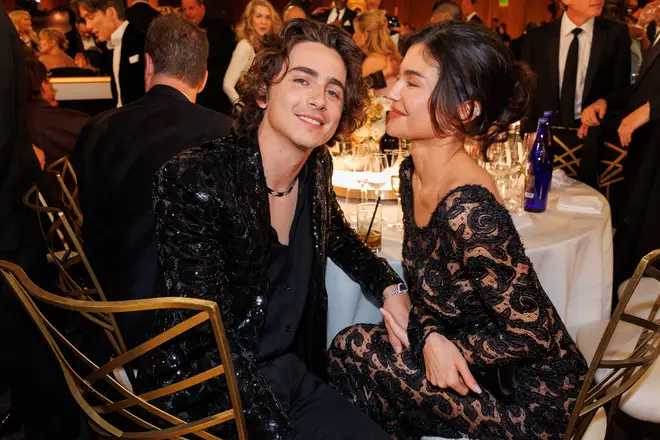 Chronologie des rencontres de Kylie Jenner et de son petit ami Timothée Chalamet 7 Kylie Jenner et Timothée Chalamet aux Golden Globes