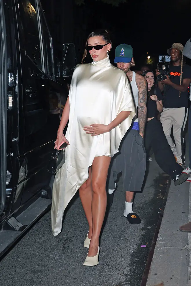 Hailey Bieber et Justin Bieber accueillent leur premier enfant dans un adorable message 5 Hailey Bieber était une icône tout au long de sa grossesse