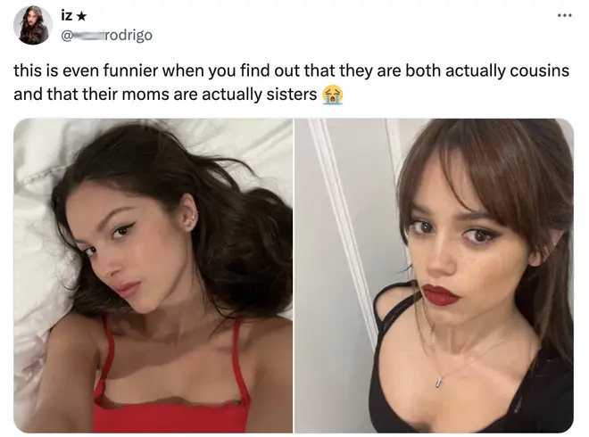 Olivia Rodrigo et Jenna Ortega sont-elles liées ? Leur amitié d'enfance révélée 4 Un tweet viral a amené les gens à se demander si Jenna Ortega et Olivia Rodrigo sont liées (... ce n'est pas le cas !)