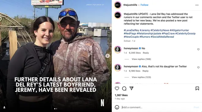 Avec qui sort Lana Del Rey ? Les rumeurs du petit ami de Jeremy Dufrene et sa réponse expliquée 6 Lana Del Rey met fin aux rumeurs de fréquentation avec Jeremy Dufrene
