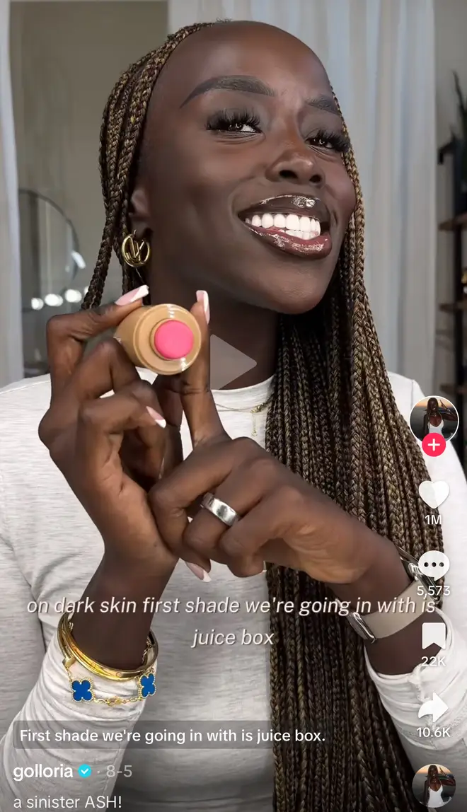 Hailey Bieber apporte des changements inclusifs aux jours de Rhode après son accouchement 5 Golloria a passé en revue les nouveaux blushs Rhode sur son TikTok