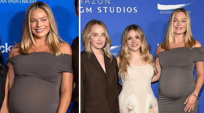 Margot Robbie obtient un surnom spécial après sa première apparition enceinte sur le tapis rouge 3 Margot Robbie a assisté à son premier tapis rouge depuis qu'elle a « confirmé » sa grossesse
