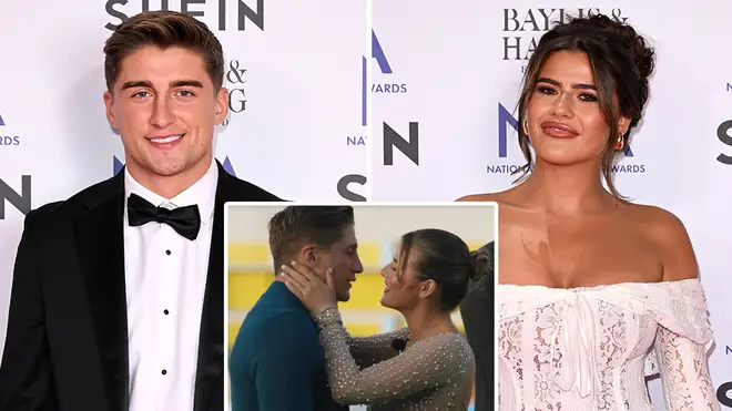 Sean et Matilda, ex de Love Island, tentent de s'esquiver sur le tapis rouge des NTA 3 Sean et Matilda ont tenté de s'éviter lors de retrouvailles difficiles