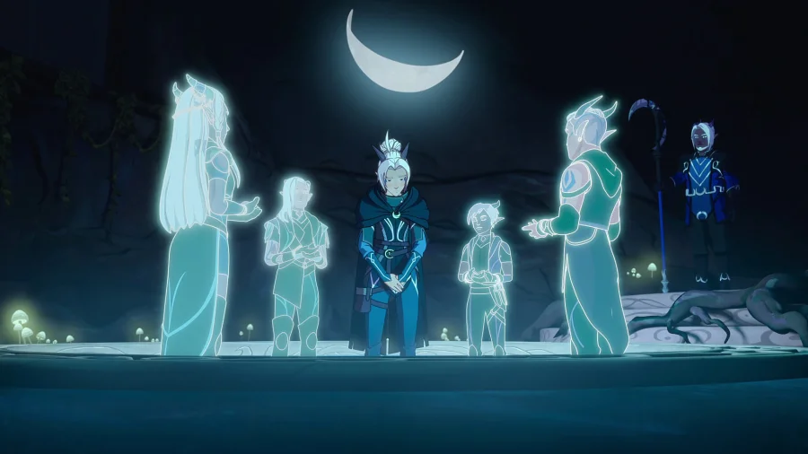 Le Prince Dragon Saison 7. Cr. Avec l'aimable autorisation de Netflix © 2024 Le Prince Dragon Saison 7. Cr. Avec l'aimable autorisation de Netflix © 2024