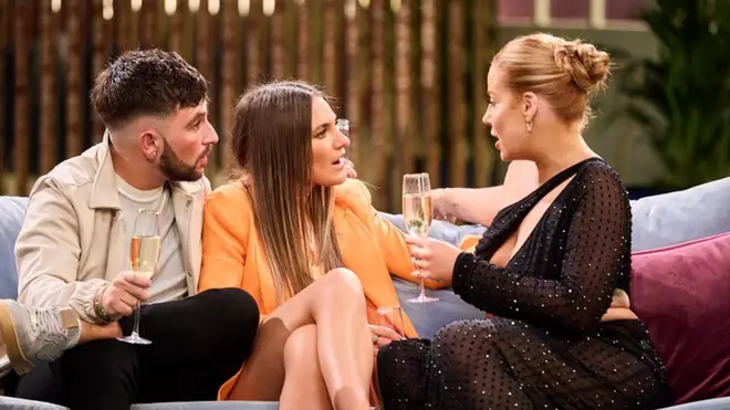 La mariée de MAFS UK punie après avoir révélé un spoiler majeur de l'émission 4 Kieran, Kristina et Polly du MAFS UK 2024
