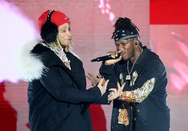 KSI répond aux "assauts" des critiques concernant son single "Thick Of It" 4 KSI interprète sa nouvelle chanson Thick of It avec Trippie Redd