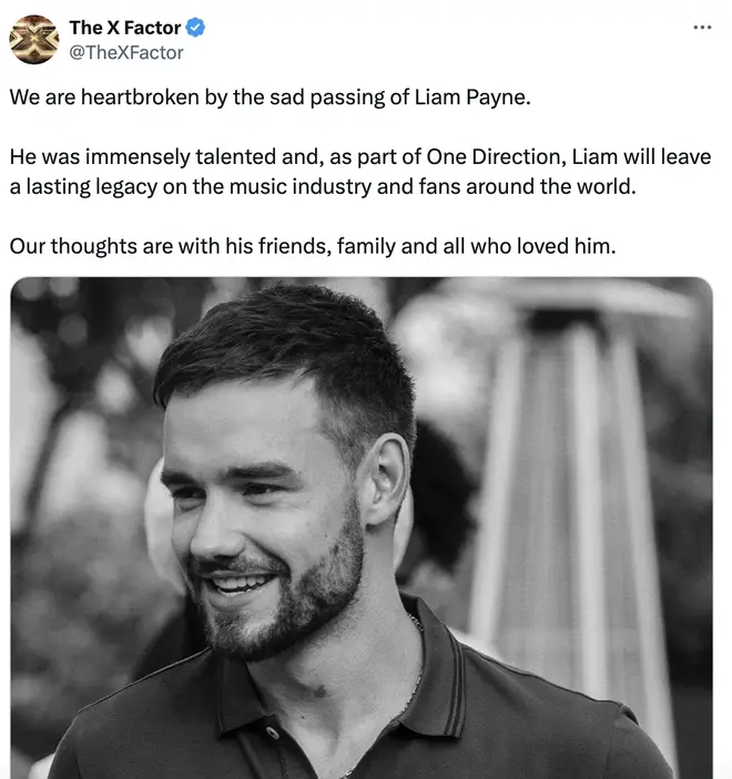 Les hommages des célébrités affluent pour Liam Payne après son décès 8 X Factor rend hommage à Liam Payne