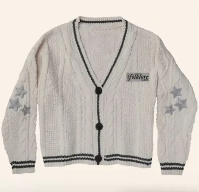 Le cardigan Folklore original de Taylor Swift