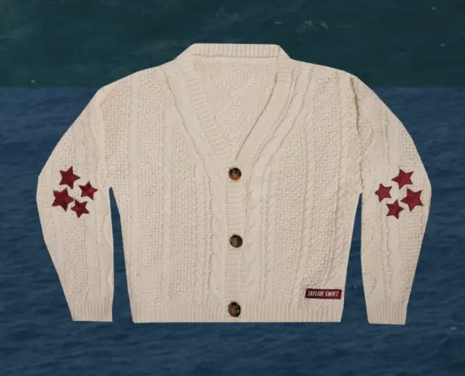 Cardigan Taylor Swift Rouge (Taylor's Version)