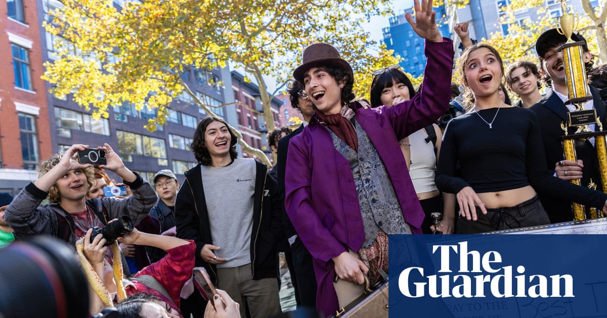 Timothée Chalamet interrompt son propre concours de sosies à New York | Timothée Chalamet 2 Timothée Chalamet interrompt son propre concours de sosies à New York | Timothée Chalamet - 1