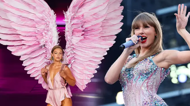 Gigi Hadid fait une douce référence à Taylor Swift en ouverture du défilé Victoria Secret 2024 3 Gigi Hadid fait une douce référence à Taylor Swift en ouverture du défilé Victoria Secret