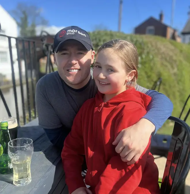 Alan et sa fille Sienna