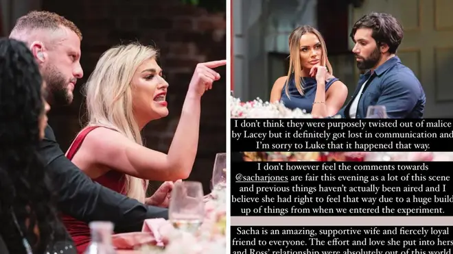 Amy de MAFS UK défend Sacha malgré les réactions négatives suite à la dispute avec Luke 3 Amy de MAFS UK soutient les commentaires de Sacha dans la dispute avec Luke