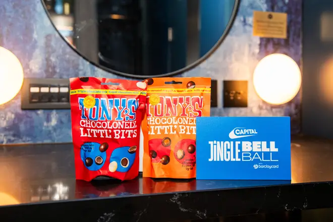Votre pass AAA pour les meilleurs moments en coulisses du Capital's Jingle Bell Ball 2024 13 Tony's Chocolonely dans les coulisses du Jingle Bell Ball de Capital