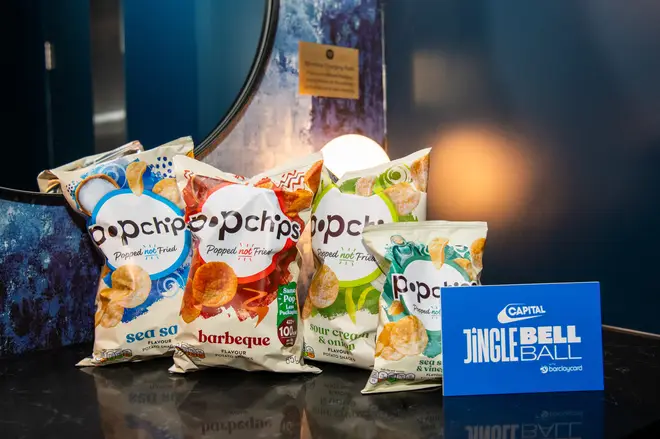 Votre pass AAA pour les meilleurs moments en coulisses du Capital's Jingle Bell Ball 2024 5 Popchips dans les coulisses du Jingle Bell Ball de Capital