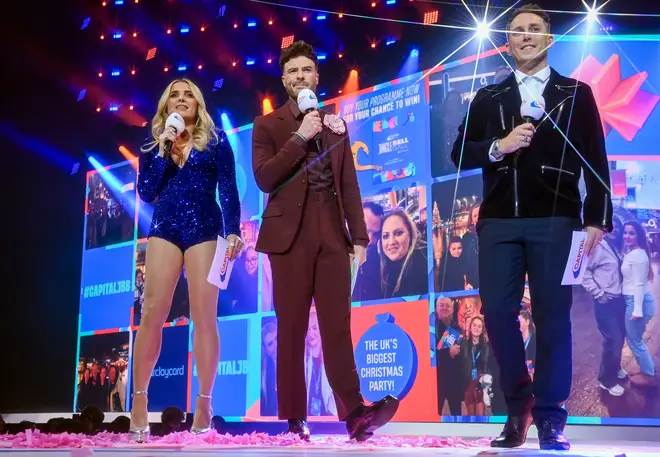 Le Jingle Bell Ball de Capital avec Barclaycard est-il à la télévision ? Comment et quand regarder sur ITV 5 Jordan North, Chris Stark et Sian Welby sur scène au Jingle Bell Ball de Capital avec Barclaycard