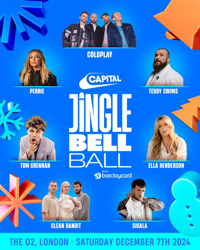 La setlist complète du Capital's Jingle Bell Ball avec Barclaycard 2024 4 Programmation du Jingle Bell Ball de Capital pour le samedi 7 décembre