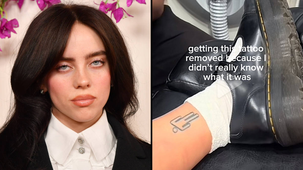 Billie Eilish répond après qu'un fan ait retiré le tatouage du logo Blohsh en raison d'une controverse sur la signification - 60