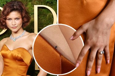 Zendaya est-elle fiancée ? Regardons de plus près sa bague des Golden Globes et son nouveau tatouage « t » - 8
