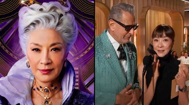 Michelle Yeoh de Wicked laisse tomber le spoiler de la partie 2 dans le clip viral des Golden Globes 3 Michelle Yeoh de Wicked laisse tomber le spoiler de la partie 2 dans le clip viral des Golden Globes