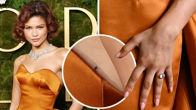 Zendaya est-elle fiancée ? Regardons de plus près sa bague des Golden Globes et son nouveau tatouage « t » 3 Regardons de plus près la bague de fiançailles de Zendaya et l'adorable tatouage en « T »