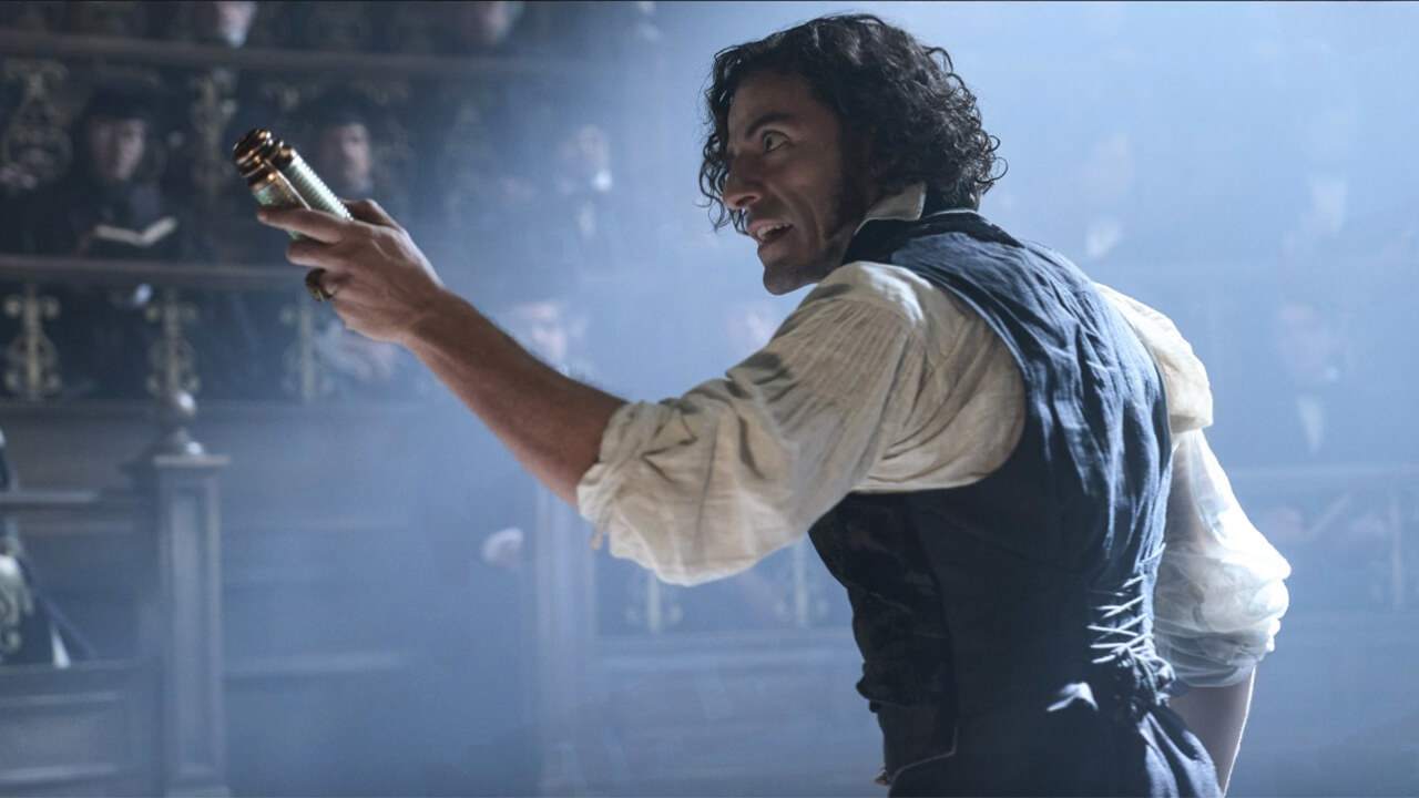 Oscar Isaac en tant que Dr Frankenstein Netflix