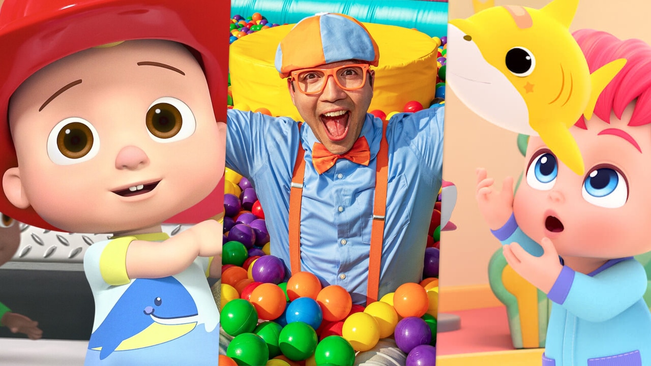 Spectacles YouTube et étoiles qui ont fait le saut à Netflix 5 COCOMELON LANE, BLIPPI et BEBBEFIN