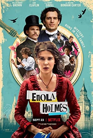 Les 10 meilleures adaptations de livres de films Netflix en 2025 18 Affiche Enola Holmes