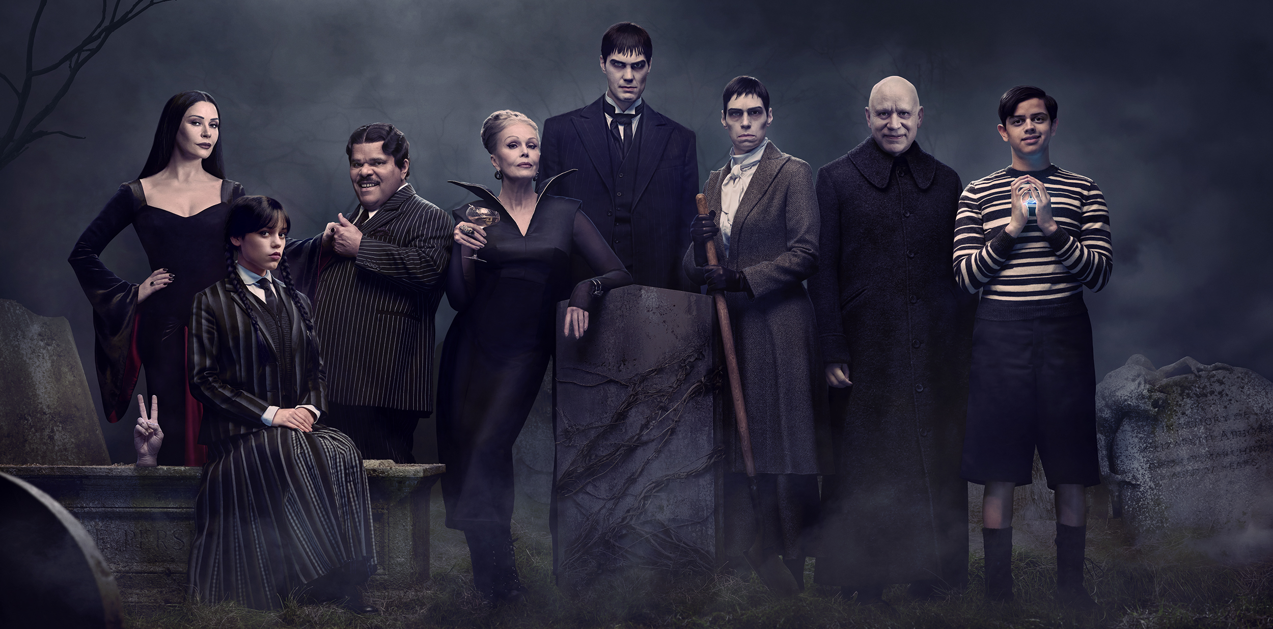 Les plus grands originaux de Netflix à venir en août 2025 4 Mercredi S2 Nouveau portrait de famille (2)