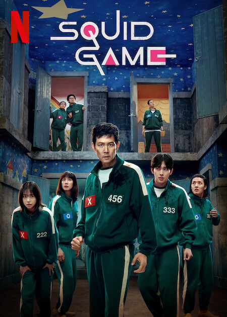 Meilleurs nouveaux K-dramas ajoutés à Netflix en 2025 (jusqu'à présent) 12 Squid Game Affiche