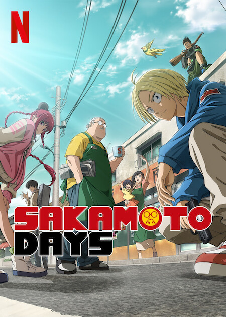 Meilleur nouvel anime sur Netflix en 2025 (jusqu'à présent) 14 Affiche de Sakamoto Days